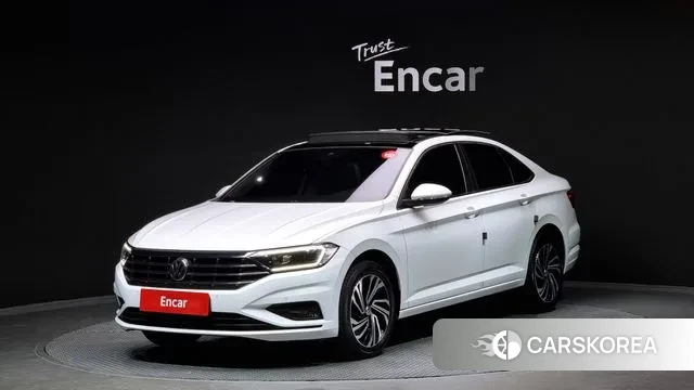 Volkswagen 7th Generation of Jetta 2021 Белый из Кореи
