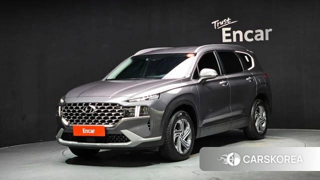 Hyundai The New Santa Fe 2022 Серый из Кореи