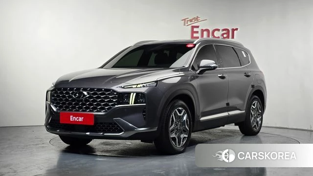Hyundai The New Santa Fe 2023 Серый из Кореи