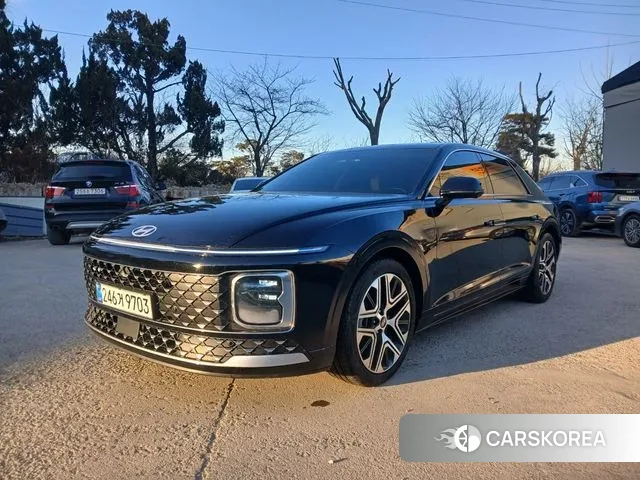 Hyundai Grandeur Hybrid (GN7) 2024 Черный из Кореи