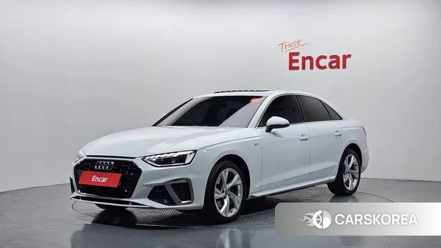 Audi A4 (B9) 2020 Белый из Кореи