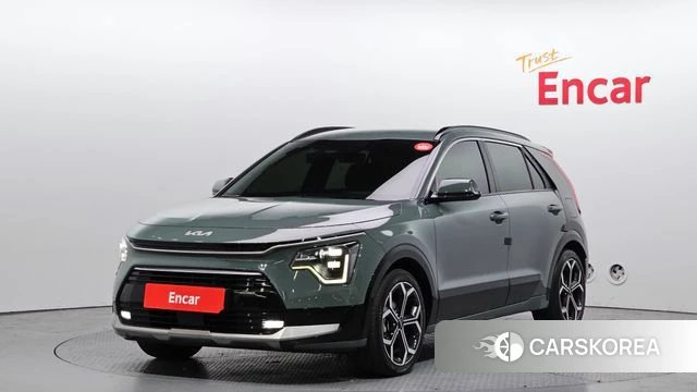 Kia Di Ol Nu Niro 2022 Синий нефрит из Кореи