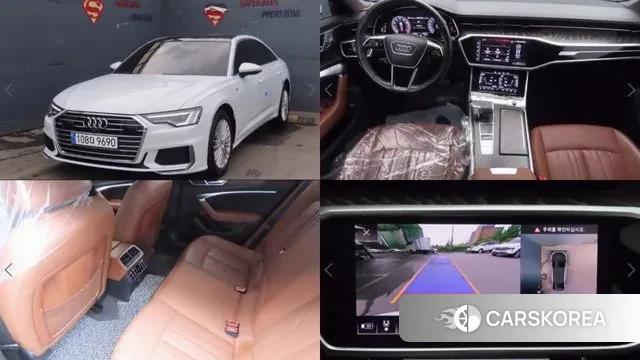 Audi A6 (C8) 2020 Белый из Кореи