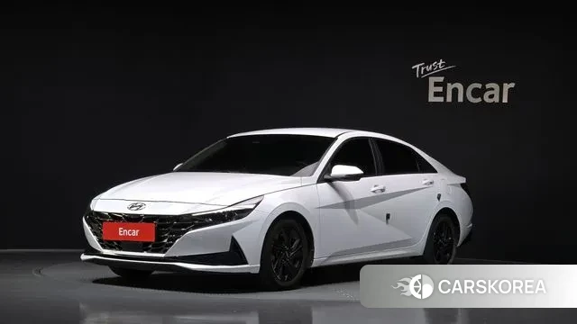 Hyundai Avante (CN7) 2022 Белый из Кореи