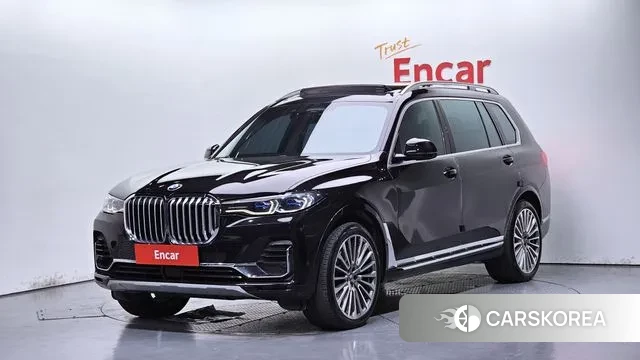BMW X7 (G07) 2020 Черный из Кореи