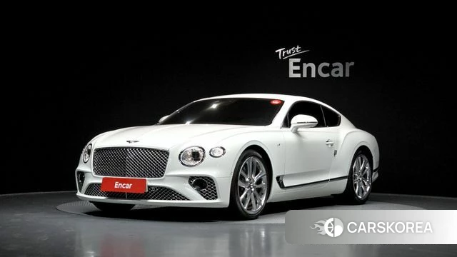 Bentley Continental GT 3rd Generation 2020 Белый из Кореи