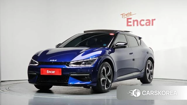 Kia EV6 2021 Синий из Кореи
