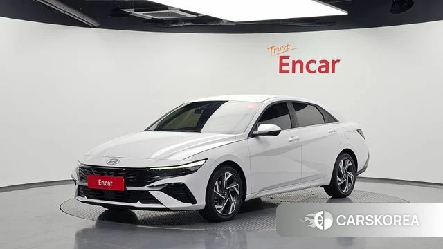 Hyundai The New Avante (CN7) 2023 Белый из Кореи