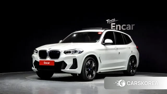 BMW iX3 2023 Белый из Кореи