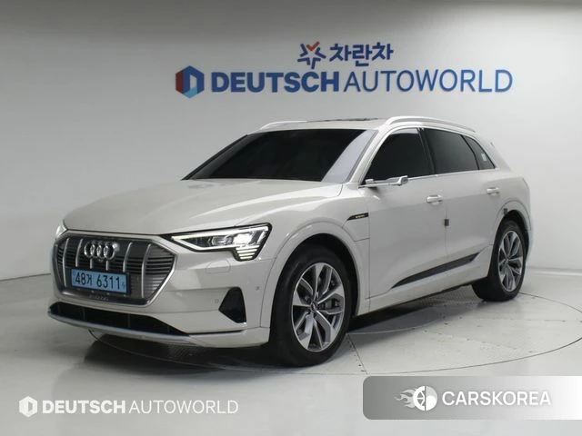 Audi e-Tron 2020 Жемчужный цвет из Кореи