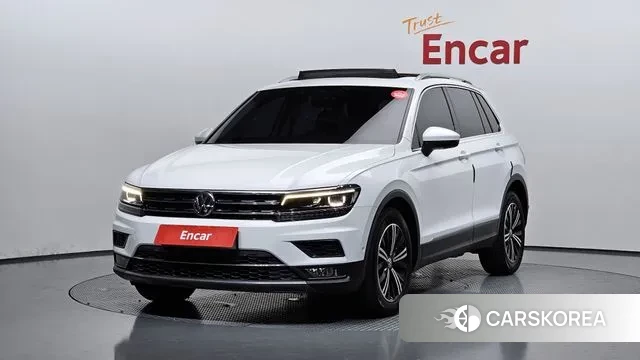 Volkswagen Tiguan second Generation 2018 Белый из Кореи