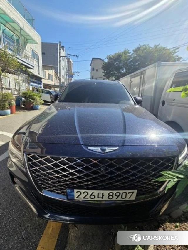 Genesis GV80 2021 Синий из Кореи
