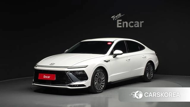 Hyundai Sonata D Edge Hybrid (DN8) 2023 Белый из Кореи