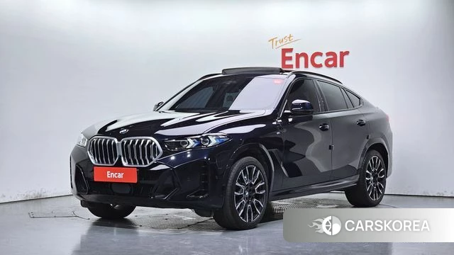 BMW X6 (G06) 2024 Черный из Кореи
