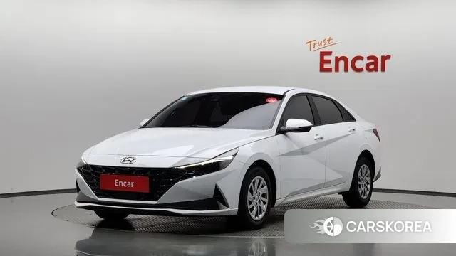 Hyundai Avante (CN7) 2021 Белый из Кореи