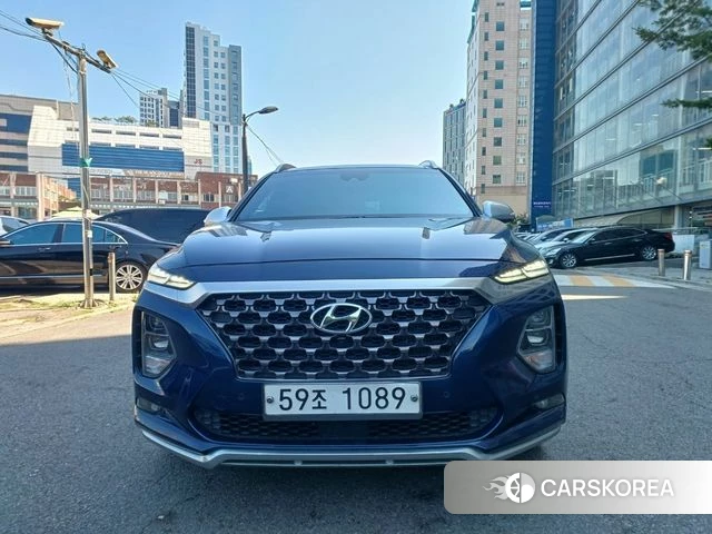 Hyundai Santa Fe TM 2018 Синий из Кореи