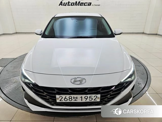 Hyundai Avante (CN7) 2020 Белый из Кореи