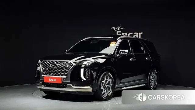 Hyundai Palisade 2021 Черный из Кореи