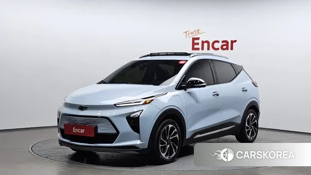 Chevrolet (GM Daewoo) Bolt EUV 2022 Небесно-голубой из Кореи