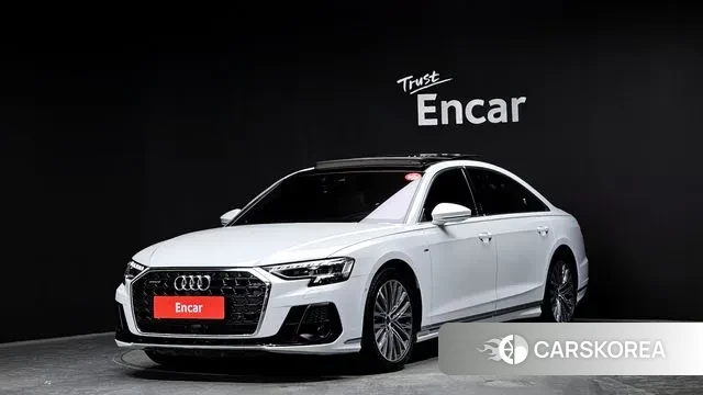 Audi A8 (D5) 2022 Белый из Кореи