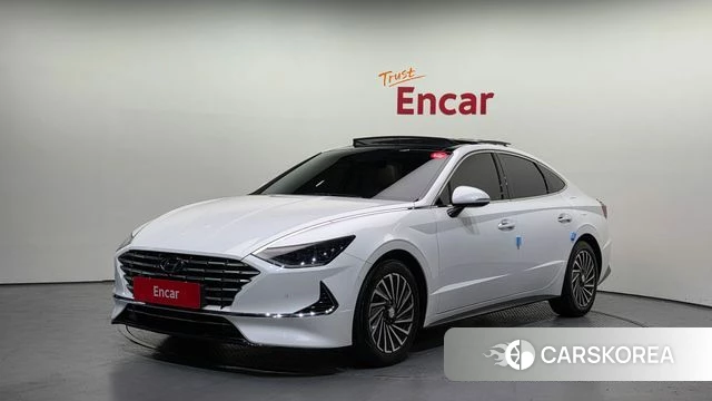 Hyundai Sonata Hybrid (DN8) 2021 Белый из Кореи