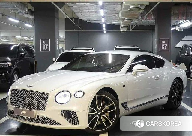 Bentley Continental GT 3rd Generation 2018 Белый из Кореи