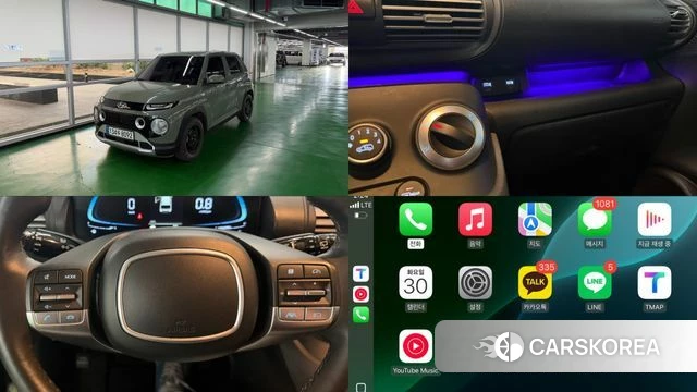 Hyundai Casper 2022 Темно-зеленый из Кореи