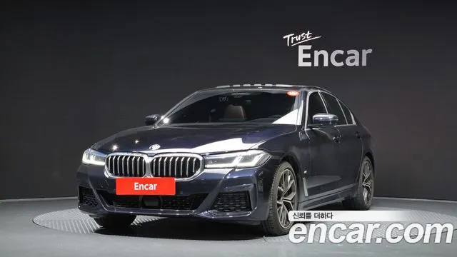 BMW 5 Series (G30) 2022 Черный из Кореи