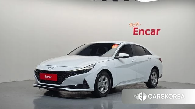 Hyundai Avante (CN7) 2022 Белый из Кореи