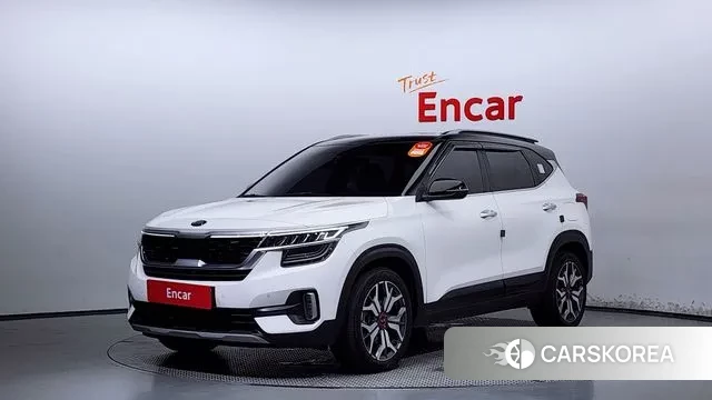 Kia Seltos 2021 Белый из Кореи