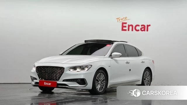 Hyundai Grandeur IG Hybrid 2018 Белый из Кореи