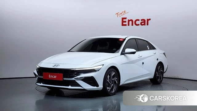 Hyundai The New Avante Hybrid (CN7) 2024 Белый из Кореи