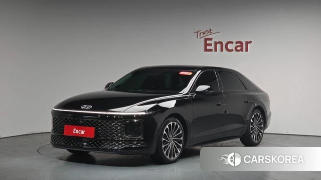 Hyundai Grandeur Hybrid (GN7) 2023 Черный из Кореи