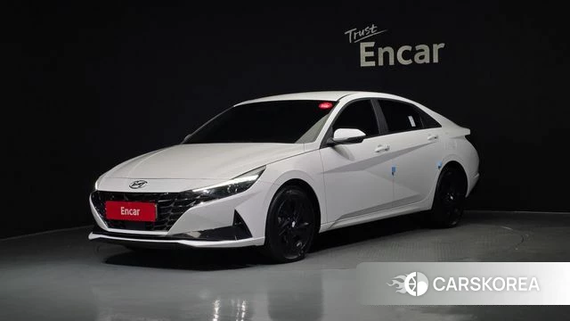 Hyundai Avante (CN7) 2023 Белый из Кореи