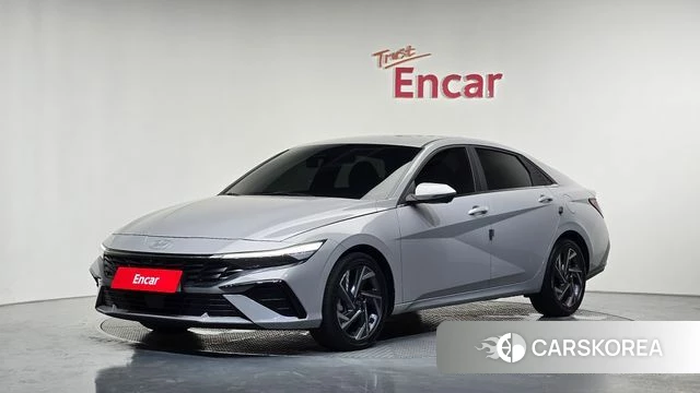 Hyundai The New Avante (CN7) 2023 Серебристо-серый из Кореи