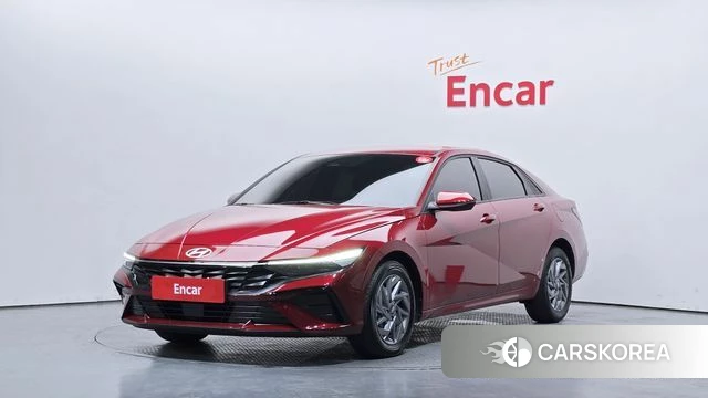 Hyundai The New Avante (CN7) 2024 Красный из Кореи