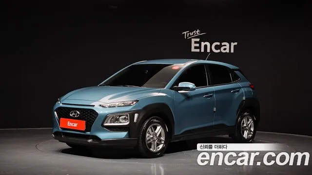 Hyundai Kona 2018 Синий нефрит из Кореи