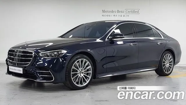 Mercedes-Benz S-Class W223 2022 Синий из Кореи