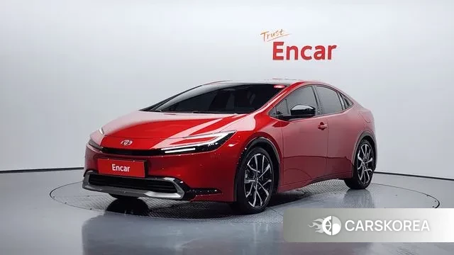 Toyota Prius 5th Generation 2023 Красный из Кореи