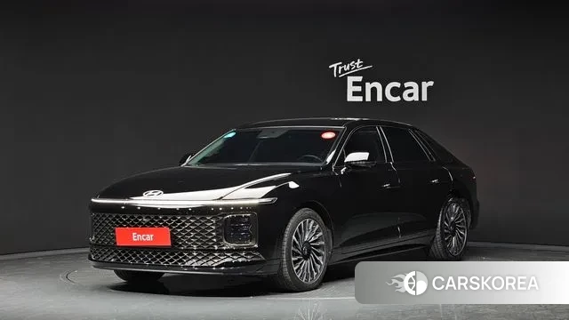 Hyundai Grandeur Hybrid (GN7) 2024 Черный из Кореи