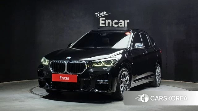 BMW X1 (F48) 2022 Черный из Кореи