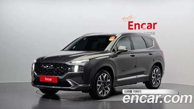 Hyundai The New Santa Fe 2021 Серый из Кореи