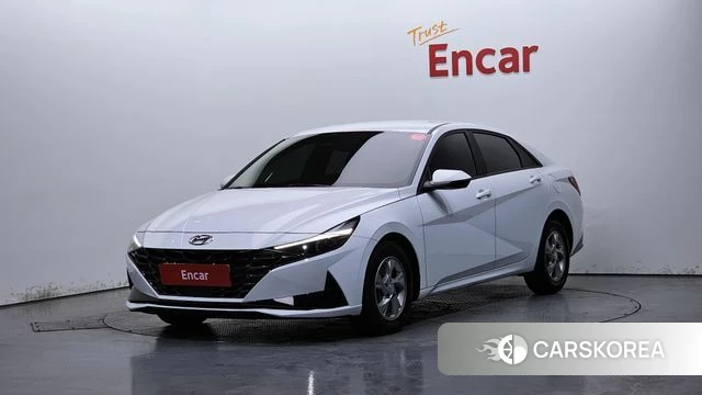 Hyundai Avante (CN7) 2021 Белый из Кореи