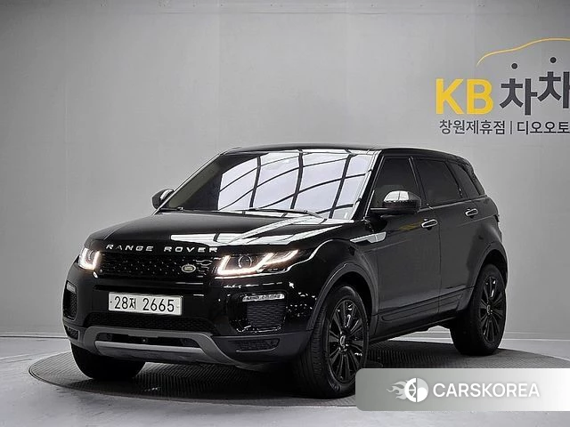 Land Rover Range Rover Evoque 2018 Черный из Кореи