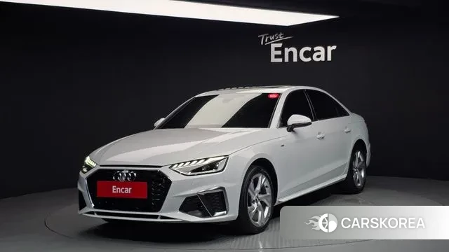 Audi A4 (B9) 2021 Белый из Кореи