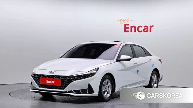 Hyundai Avante (CN7) 2020 Белый из Кореи