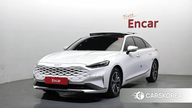 Kia K8 Hybrid 2023 Белый из Кореи