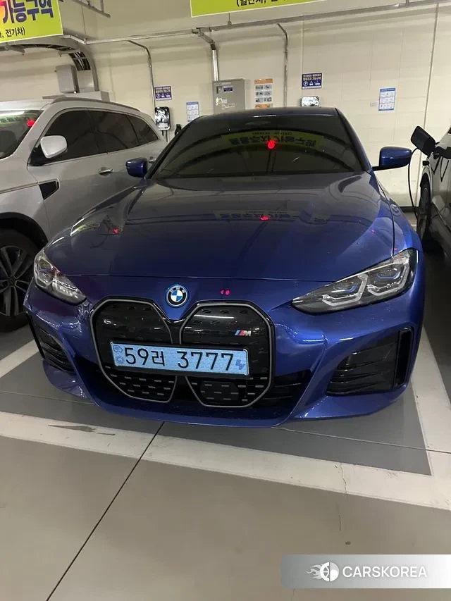 BMW i4 2022 Синий из Кореи