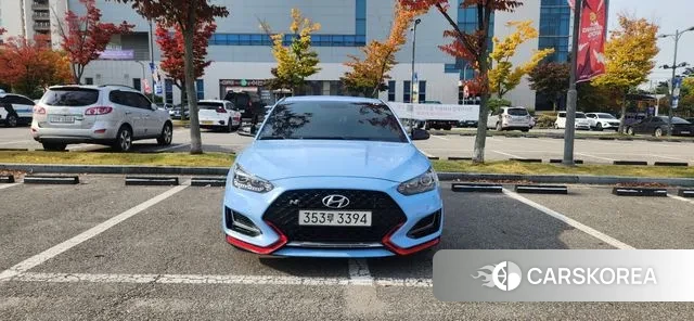 Hyundai Veloster (JS) 2019 Небесно-голубой из Кореи