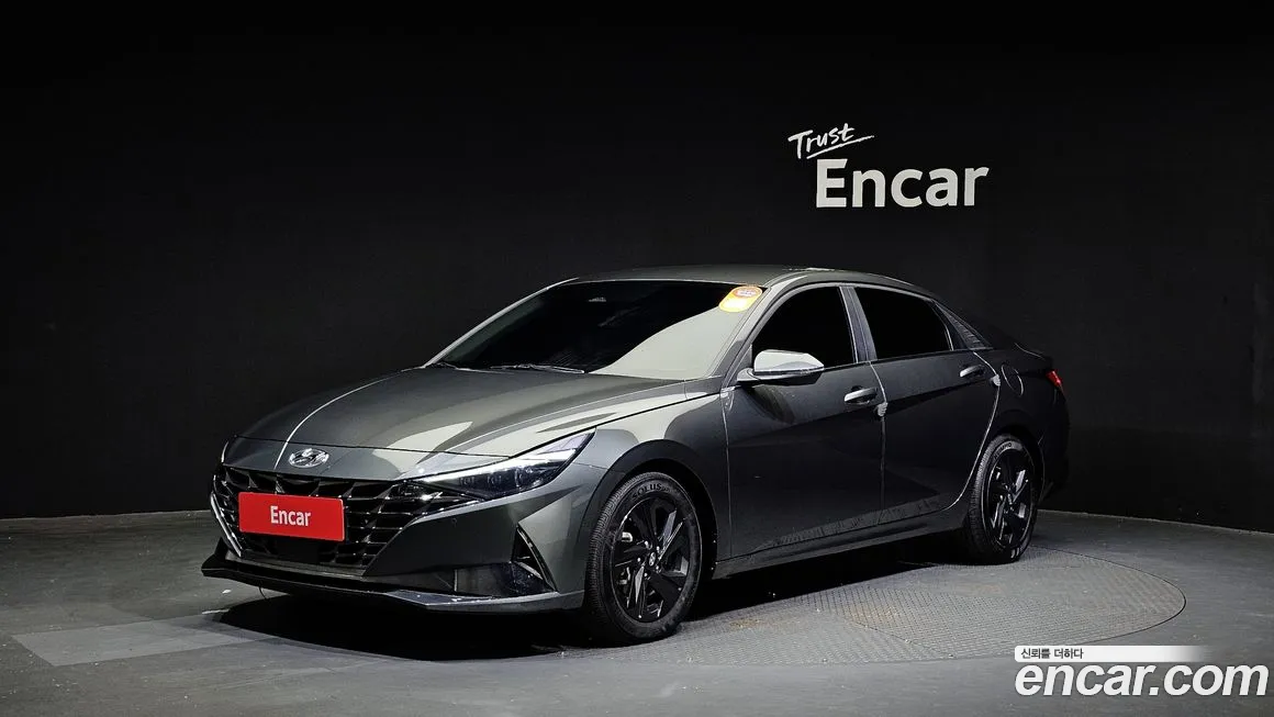 Hyundai Avante Hybrid (CN7) 2021 Серый из Кореи